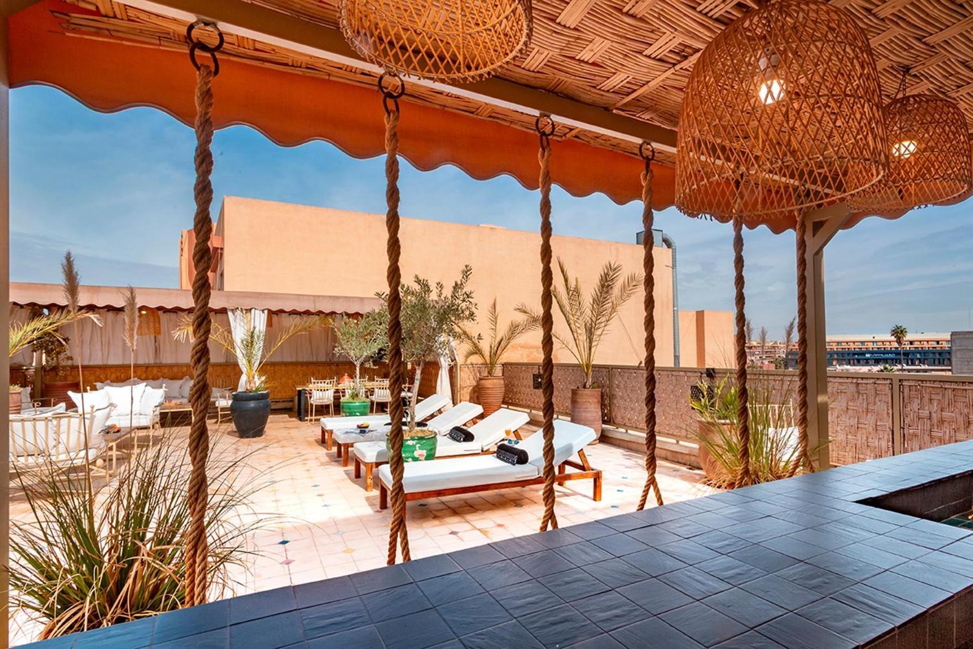 Les Tanneurs Penthouse Marrakech Appartement Marrakesh Buitenkant foto