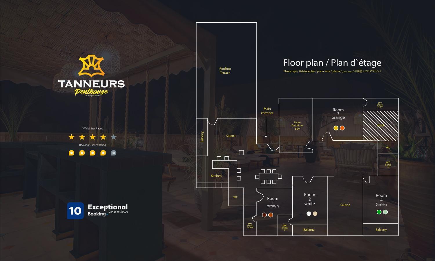 Les Tanneurs Penthouse Marrakech Appartement Marrakesh Buitenkant foto